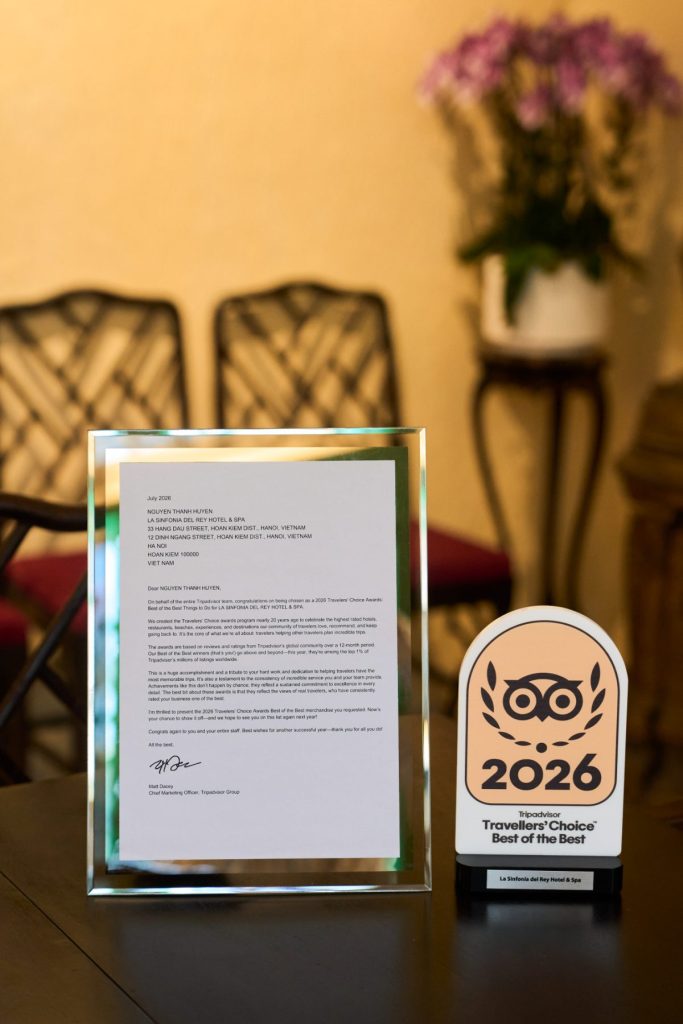 Chứng nhận Tripadvisor Travelers’ Choice 2026